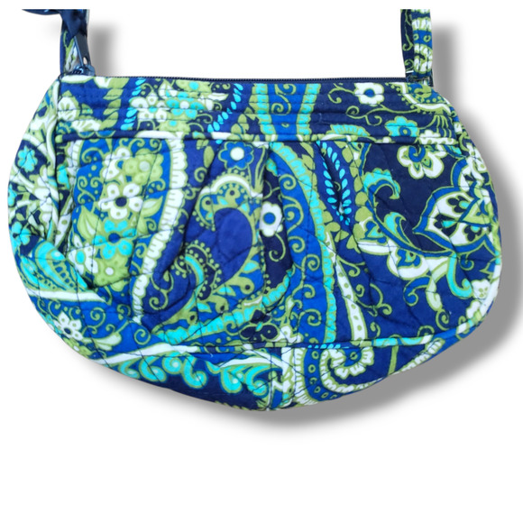 Vera Bradley Rhythm and Blues Frannie Crossbody Purse Paisley Retired HTF - Picture 2 of 4